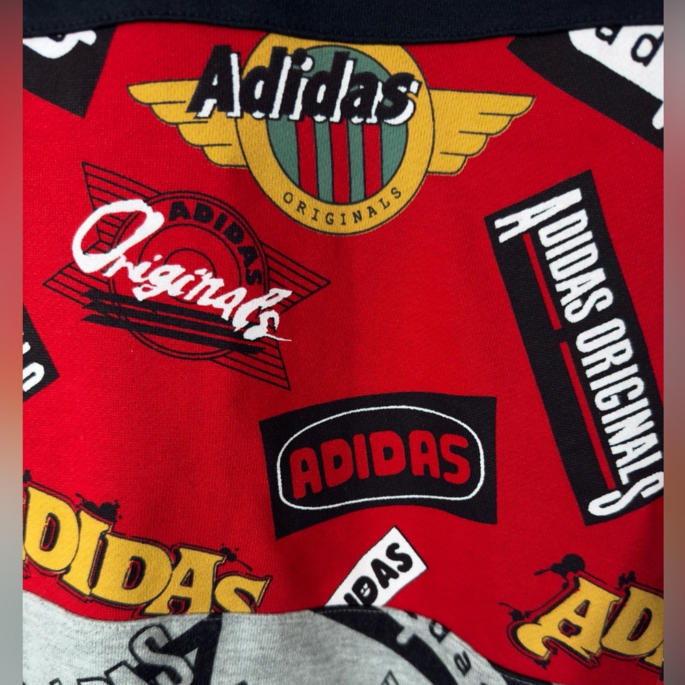 RARE VINTAGE ADIDAS ORIGINALS X NIGO 25TH ANNIVERSARY JAMS BLOCKED CREWNECK 2XL - Picture 6 of 12